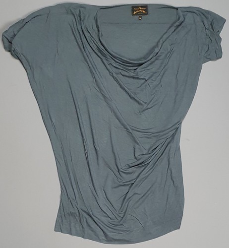 VIVIENNE WESTWOOD Anglomania Blouse Top Blue Size Medium