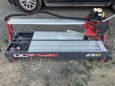 Used Rubi DC-250-1200 PYTHON 15-Amp 10 in. Blade Corded Wet Tile Saw