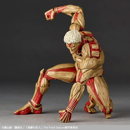 Kaiyodo Armored Titan Attack on Titan Incredibile Yamaguchi Revoltech In Magazzino - Foto 5 di 16