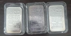 Lot Of 3 Sealed Jm 1oz Silver Bars