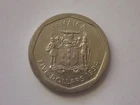 1994 JAMAICA NICKEL 5 DOLLARS in UNCIRCULATED CONDITION