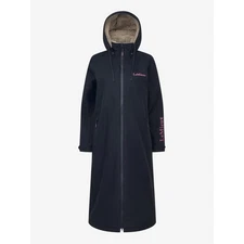 LeMieux Womens Hydroshield Robe - Full Length - Waterproof - Hood - Navy
