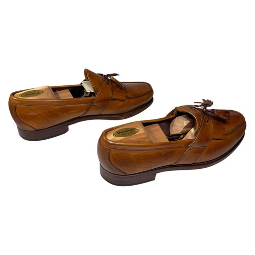 Allen Edmonds Enfield braune Leder-Loafer mit Quasten Größe 11D schöner Zustand - Bild 5 von 14