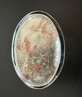 John Derian Company Inc. Glass Paperweight w/ Decoupage Of Hummingbird & Flowers — photo 1