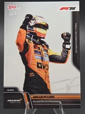 Oscar Piastri 2025 Topps Now Formula 1 #41 Secures Fifth Win of the Season