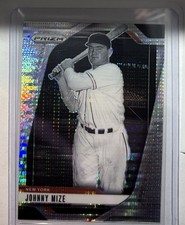 2025 Panini Prizm Johnny Mize #113 New York Giants Pulsar Prizm /499