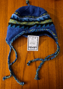 NWT VINTAGE NEWARI ICELANDIC Design Wool Beanie Earflap Nepal Knit Lined Hat Newari Icelandic Design Beanie Hat Nepal 100% | Mercari main image 2