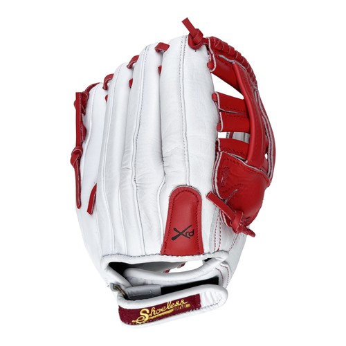 Shoeless Jane Professional 11.75" 1175FPHWR Fastpitch Softball Glove - White/Red - Picture 3 of 5