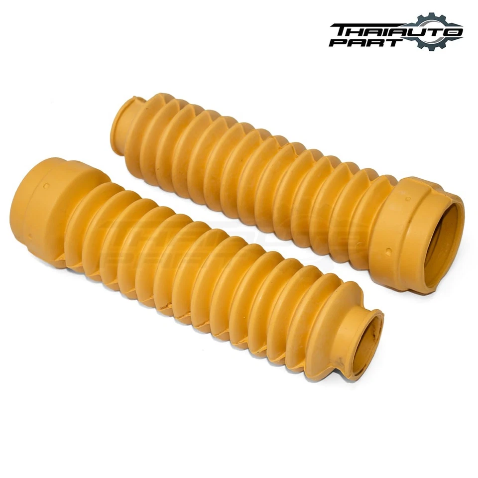 Horquilla Bota Delantera Goma Polvo 250MM Amarillo Yamaha DT100 DT125 DT175 DT250 ENDURO Foto 4 de 4