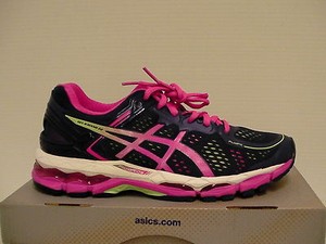 Para Gel rosa Kayano 22 Mujer Índigo Azul Talla Zapatillas Asics Correr Ewq74AxI