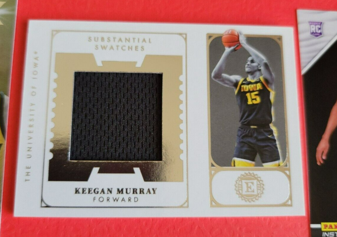 KEEGAN MURRAY ROOKIE JERSEY CARD + INSTANT FIRST LOOK RC CHRONICLE