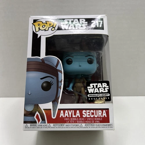 Funko Pop! #217 Aayla Secura Smuggler's Bounty Exclusive Star Wars NIB