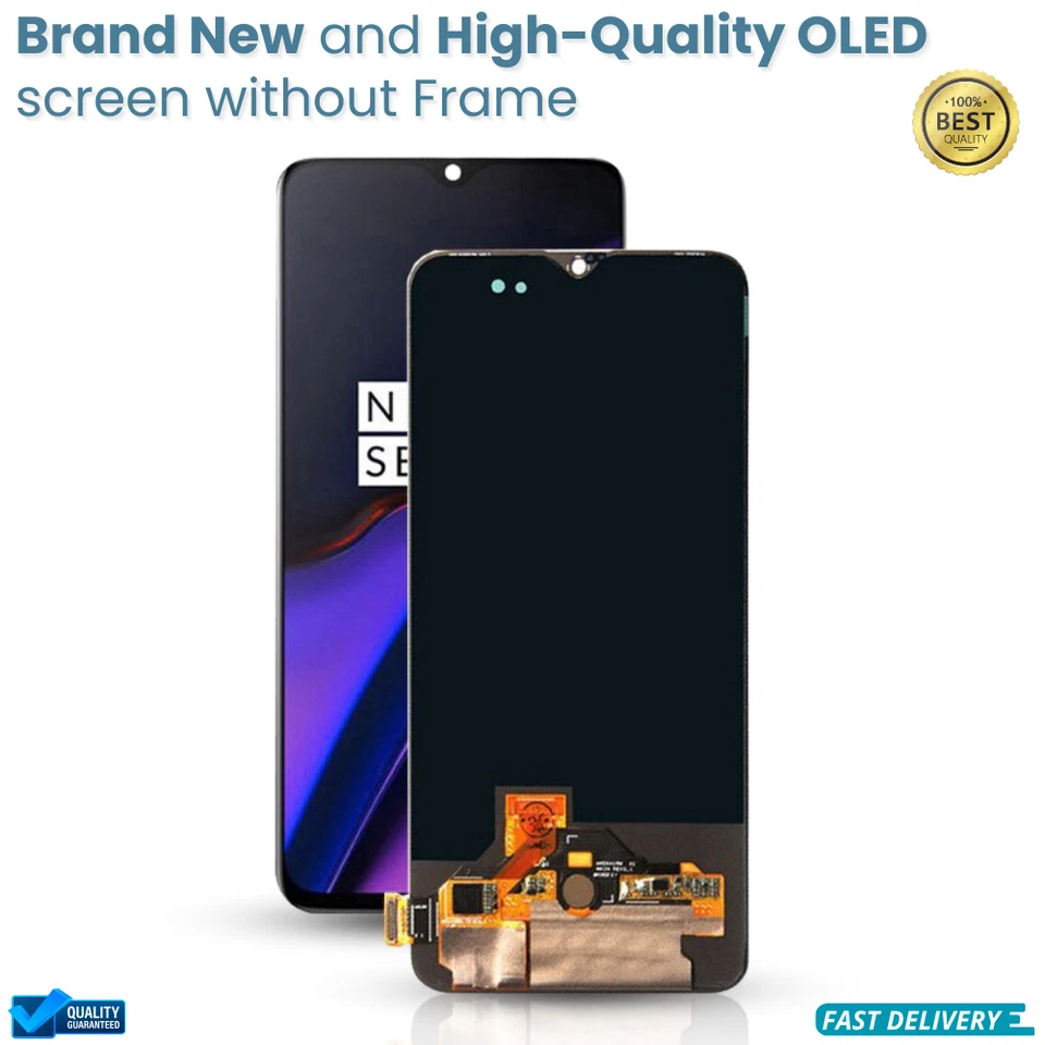 For OnePlus 6T / 1+6T A6010 A6013 OLED Touch Screen Digitizer New LCD Screen - Image 2 of 4