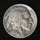 1934-D Buffalo Nickel G / VG FREE SHIPPING