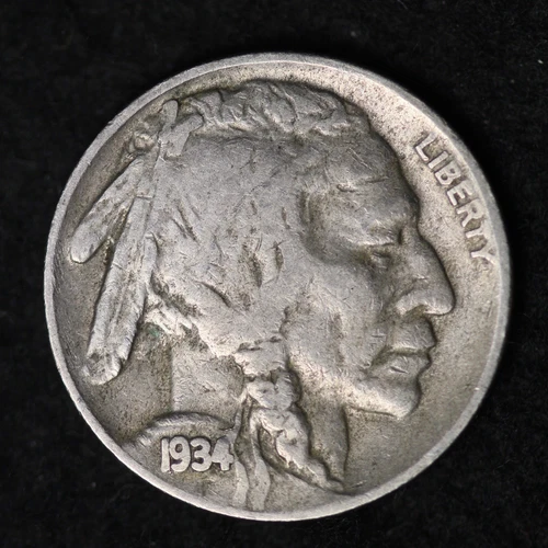 1934-D Buffalo Nickel G / VG FREE SHIPPING