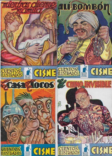 Cuentos Illustrados Cisne Set B 23 de 25 Pequeños Cómics Españoles GRANDES PORTADAS - Imagen 6 de 7