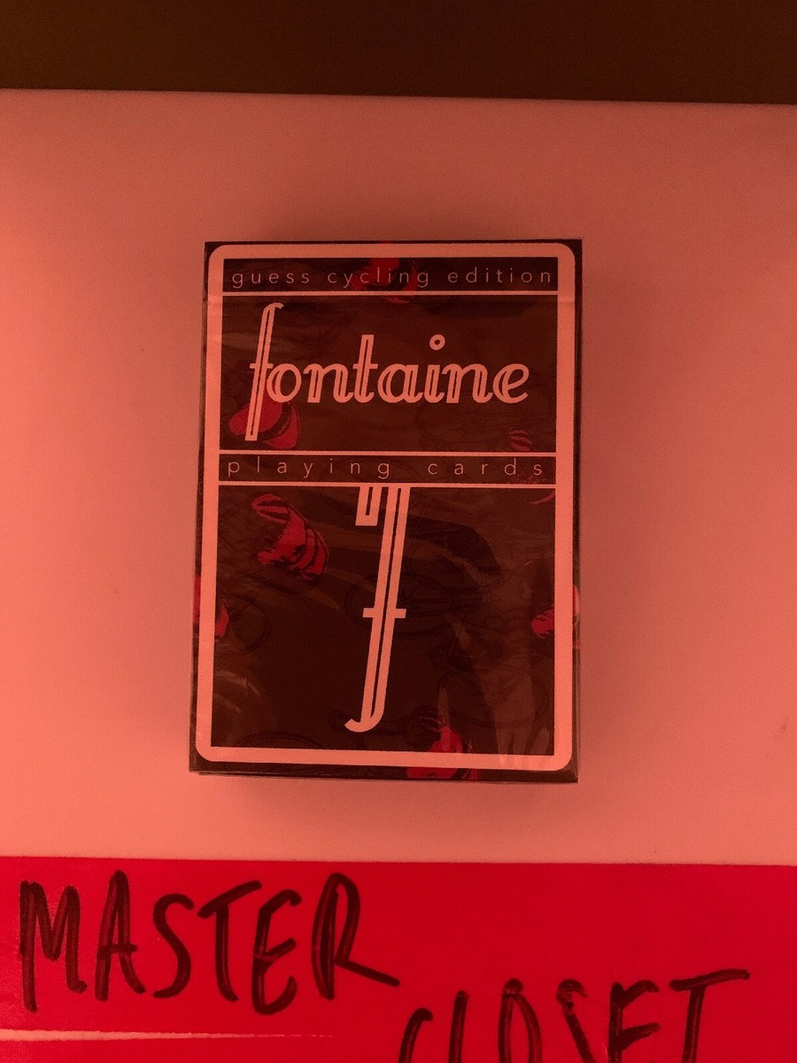 Fontaine Playing Cards Guess Cycling Edition. Brand New