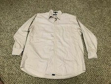 NICE Tommy Hilfiger Traveler Lifetime Collar TLC Striped Dress Shirt 16.5 32-33