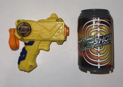 Zuru X SHOT Micro Dart Blaster 3.5'' Yellow Gun - No Darts