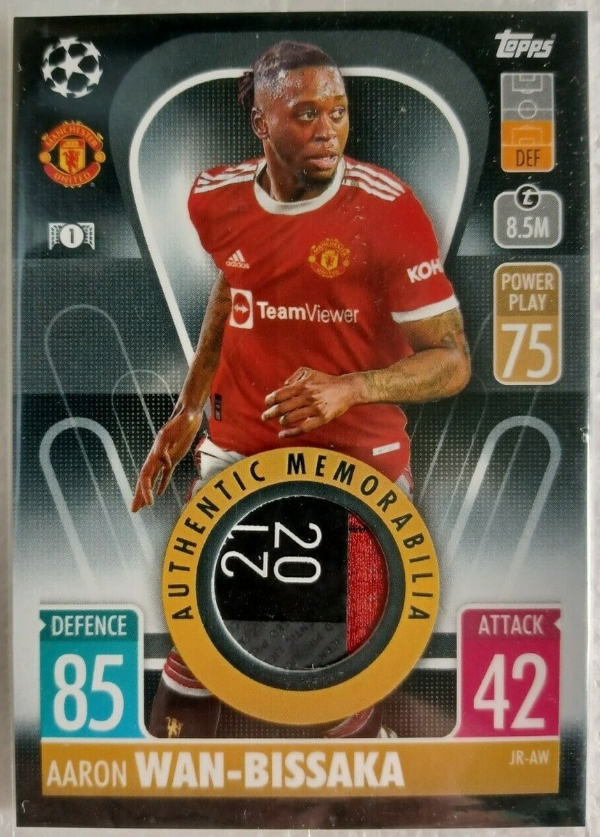 Topps UEFA Match Attax 2021/22 Jersey Relic Card JR-AW Aaron