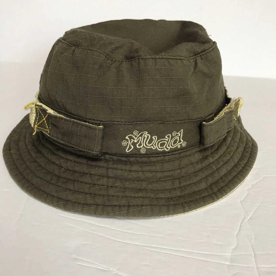 Sombrero Cubo Mudd De Colección Niñas Talla Única Verde Guinga Playa Y2K Grunge Niños Surf Foto 2 de 4