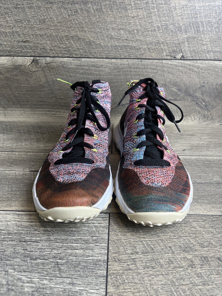 Nike Flyknit Chukka Spikeless Golf Shoes Multicolor 819009