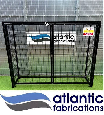 ATLANTIC 4 x Propane 47kg Gas cylinder storage - Bottle cage 1400h x 1800w x 500d black