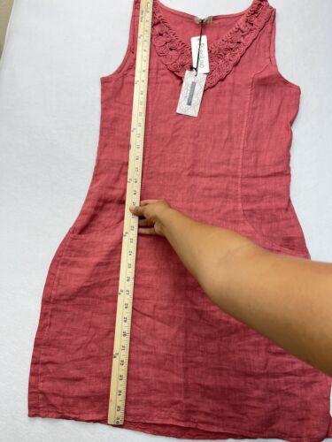 Lungo L'Arno Lagenlook 100% Linen Dress Size XS NWT - Picture 7 of 9