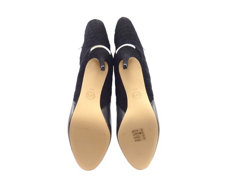 Botas a la rodilla Michael Kors Clara de cuero negro gamuza ~ Reino Unido 9.5 / EU 42.5 / EE. UU. 12.5 - Imagen 7 de 12