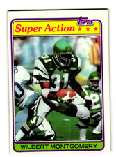 1981 Topps Football Card #392 Wilbert Montgomery Eagles       
