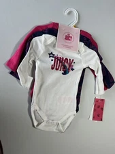 Juicy Baby Girl 0-3M 3 Piece Bodysuits NWT