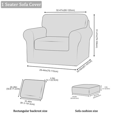 Stretch Sofa Cover Soft Velvet Chair Loveseat Couch Slipcover with Cushion Cover - Picture 5 of 108