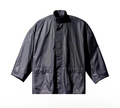 YZY Yeezy Gap Magnet Coated Cotton Light Parka Men s Size Medium True Black NIB