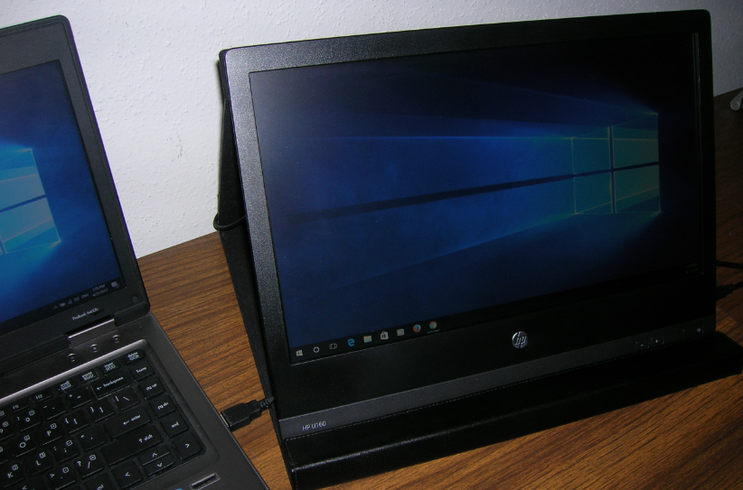 HP U160 15.6Inch USB Powered Mobile LEDLit Monitor eBay