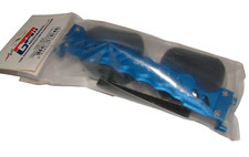TRAXXAS MAXX MONSTER TRUCK BATTERY HOLD DOWN IN BLUE ALUMINIUM TXMS0126-B
