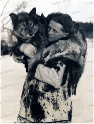 8x10 Print Togo Siberian Sled Dog Musher Leonhard Seppala in Alaska 1925  #TSS