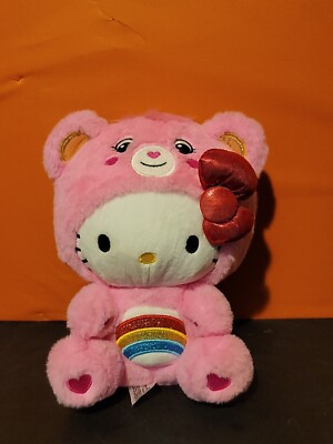 Hello Kitty and Friends X Care Bears Plush Collab Cheer Bear 10 ...