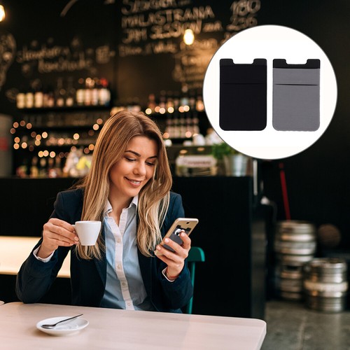 2 Pcs Telefonkartenhalter Selbstklebende Handytasche Handyhüllenhalter - 第 7/12 張圖片