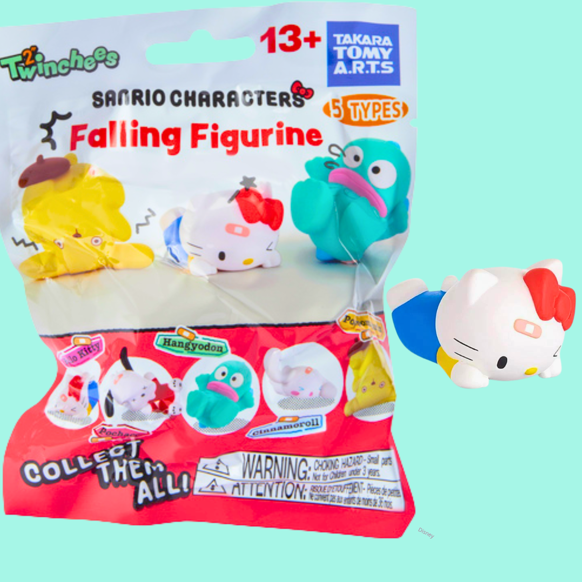 Sanrio Characters Falling Figurine HELLO KITTY Bandaged Blind Bag