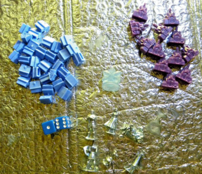 Monopoly Disney Frozen 2 Game Parts Only 6 Metal Game Markers 31 houses 12 cas 2