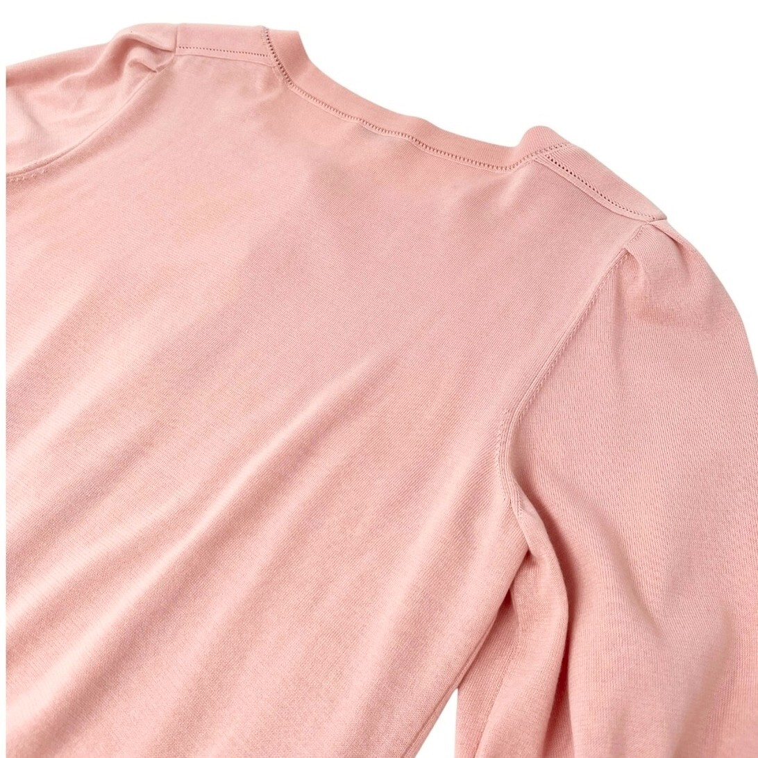 CHANEL Vintage 07P CC Mark Logo Knit Top Cardigan #36 Pink CHANEL Vintage 07P CC Mark Logo Knit Top Cardigan #36 Pink