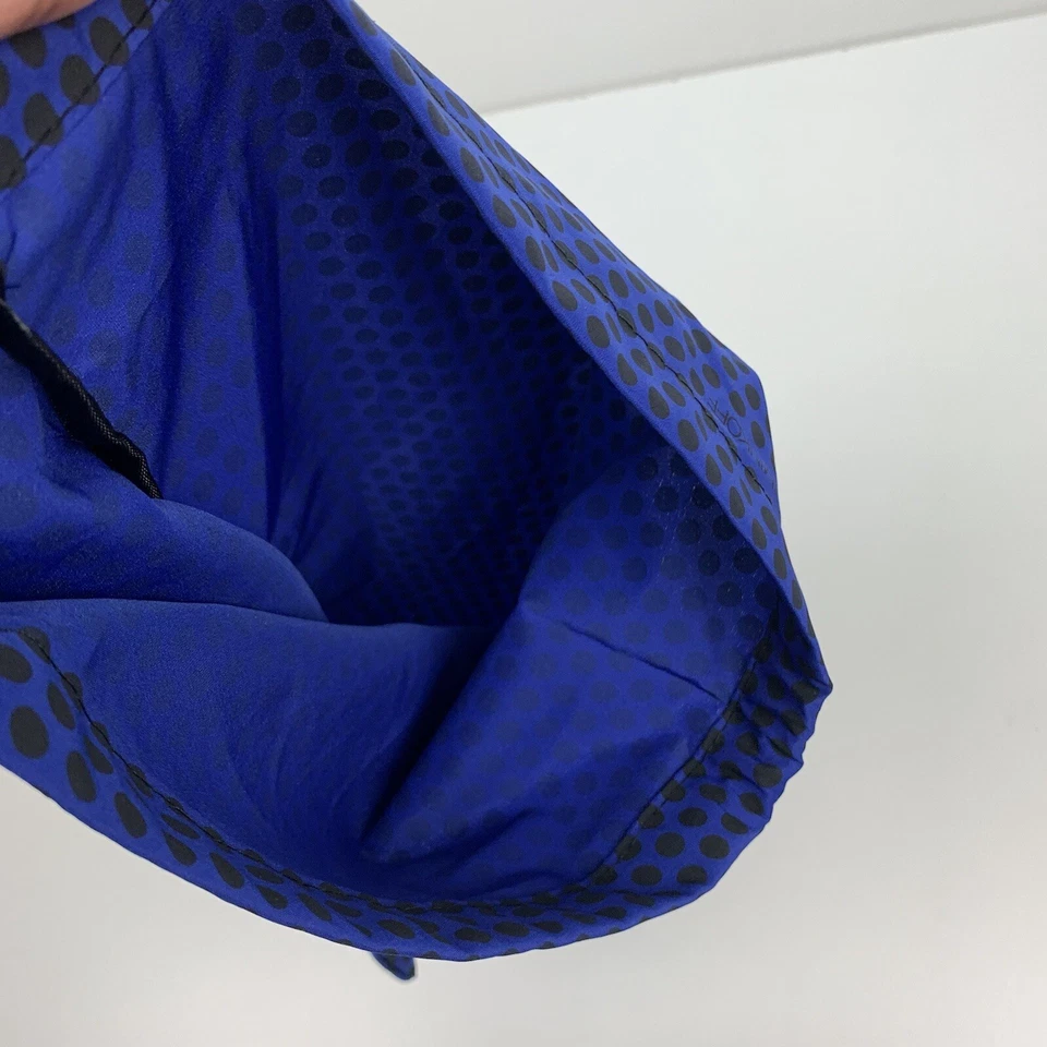 Bolsa antipolvo Rebecca Minkoff con cordón 11X14 azul/púrpura polkadot reutilizable Foto 4 de 4