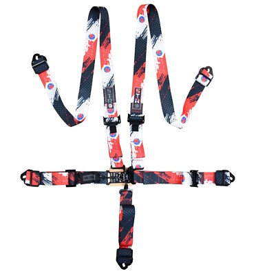 Nascar Race Harness 5-Point 2'' Ninja SFI Racing Sicherheitsgurtschloss STR Muster