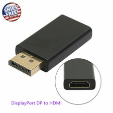 New Display Port to HDMI Male Female Adapter Converter DisplayPort DP to HDMI