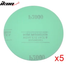 Disc 2000 Grit 5 PSA Green Auto Car Sanding Paper Sheets Repair Sand 50PC