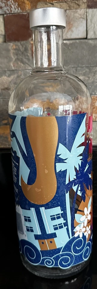 🎄RARE ABSOLUT Miami 1L Passionfruit Vodka Limited Edition bottle Empty - Image 2 of 4