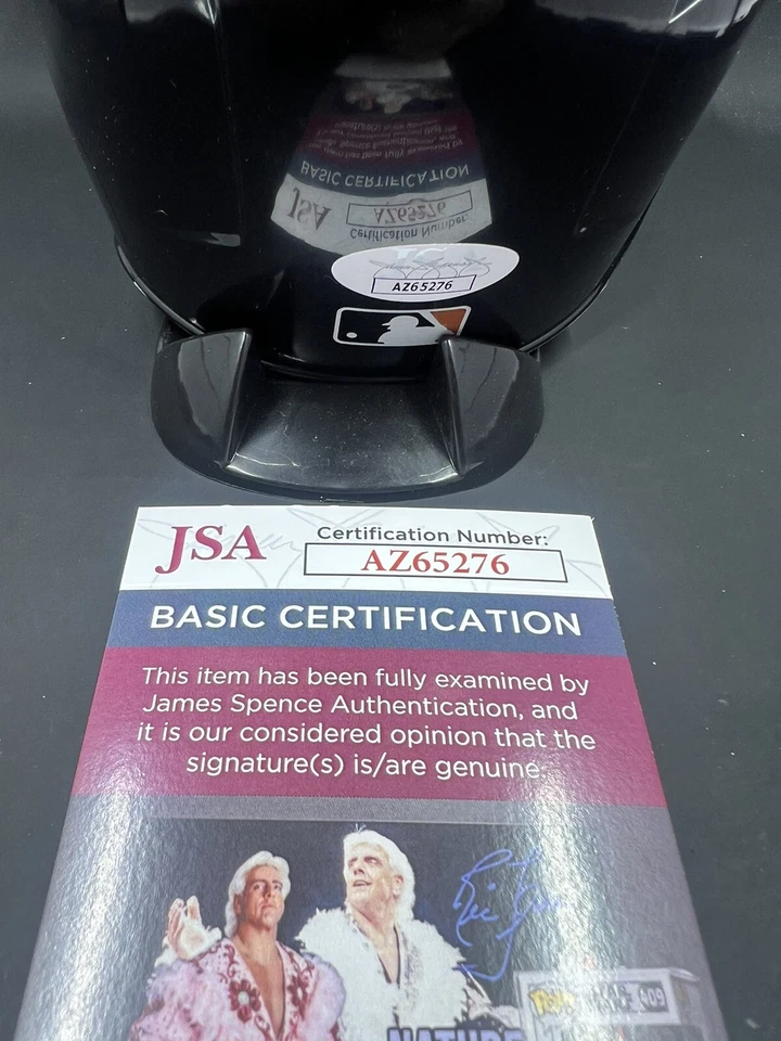 Tyler Fitzgerald Signed Mini San Francisco Giants Batting Helmet JSA - Image 3 of 3