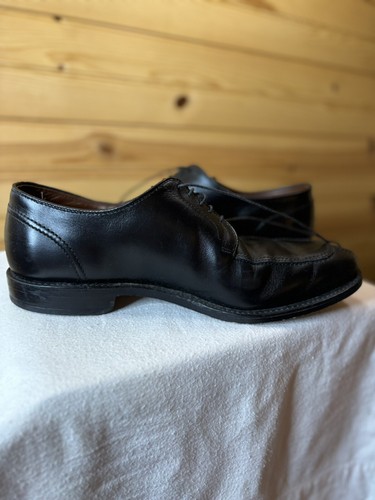 Allen Edmonds Shoes Men's Size 10 D LaSalle 4308 Dress Oxford Black Made in USA - Picture 6 of 10