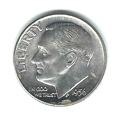 1956-D Denver Silver Uncirculated Roosevelt Dime!