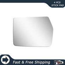 Mirror Glass For 09-14 Ford F-150 Full Size Pickup Drive Side Left Flat